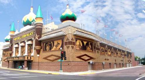 The present day Corn Palace