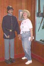 Laura with Buffalo Soldier